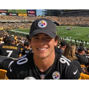 Pittsburgh Steelers 47 Brand Franchise Fitted Medium Hat Cap  NFL Football